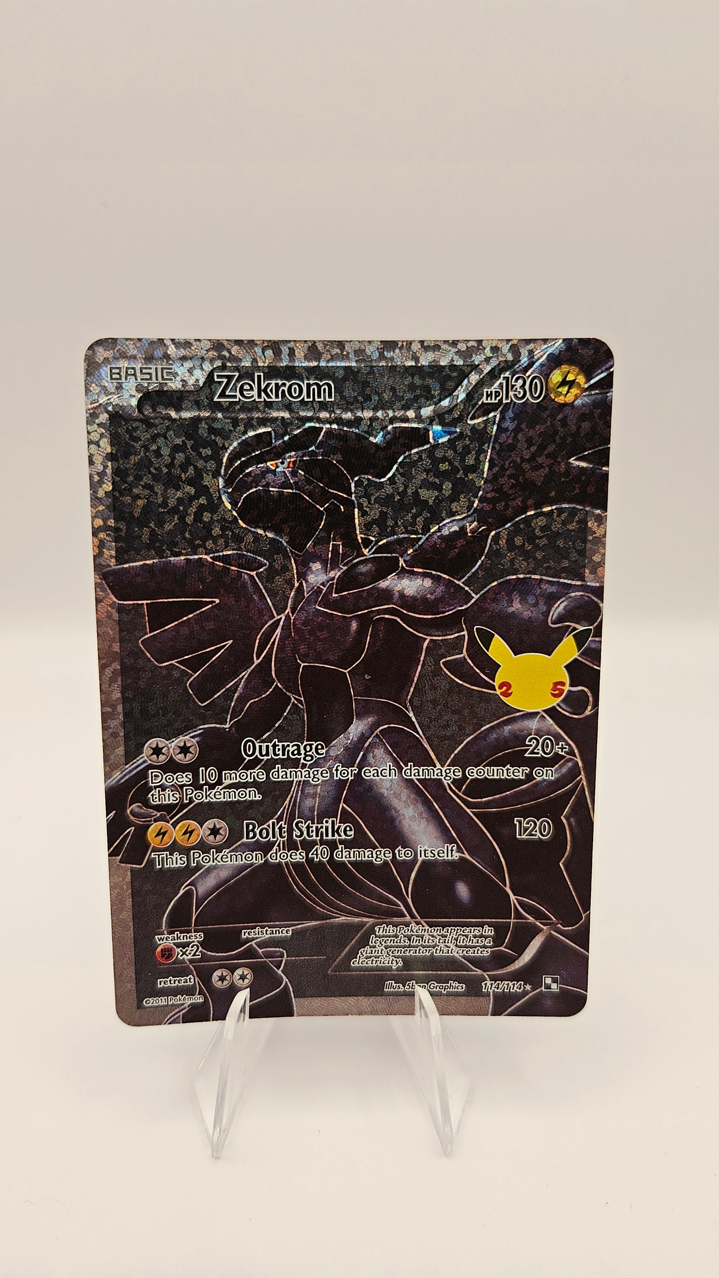Zekrom - 114/114Celebrations: Classic Collection (CCC) HP Condition