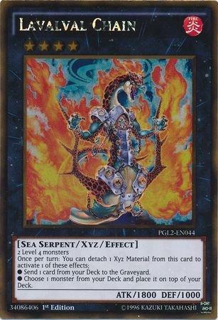 Lavalval Chain - PGL2-EN044 - Gold Rare 1st Edition