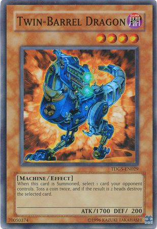 Twin-Barrel Dragon - TDGS-EN029 - Super Rare Unlimited LP Condition