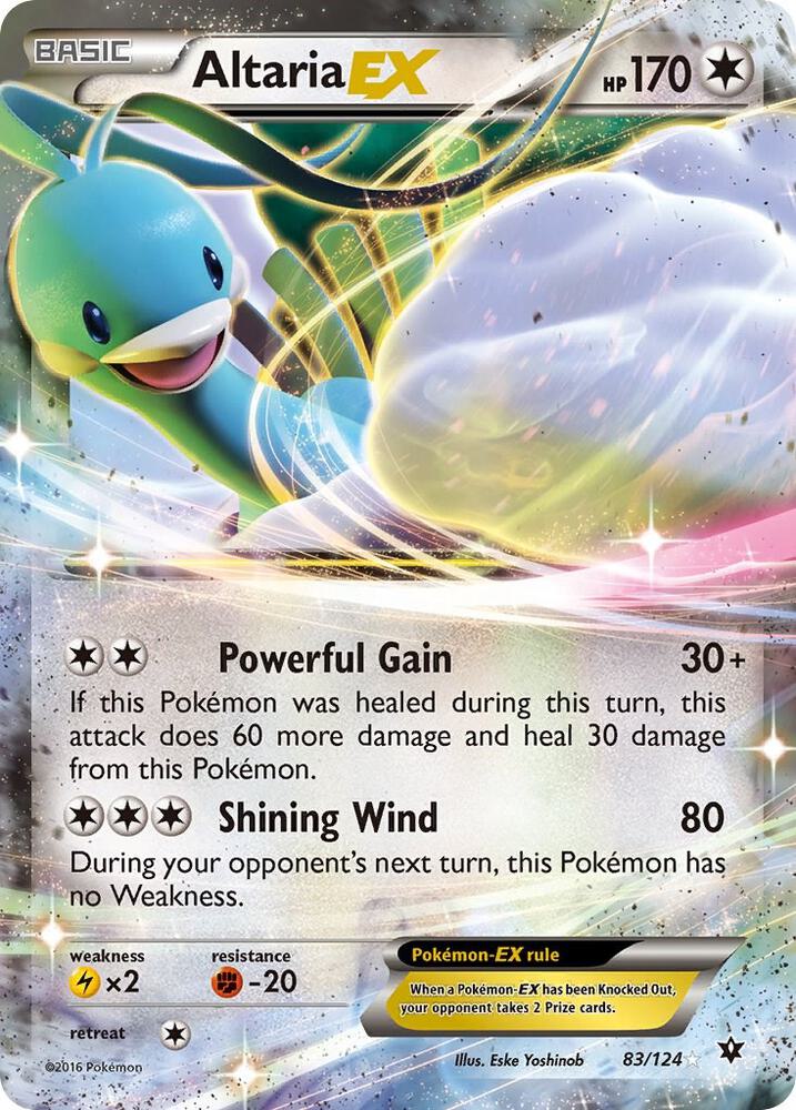 Altaria EX - XY -83/124 Fates Collide (FCO)