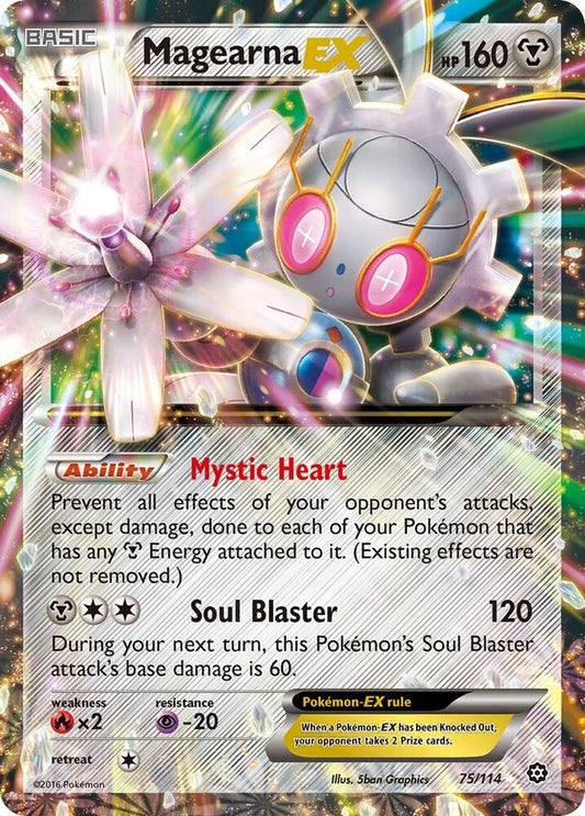 Magearna EX - 75/114-XY - Steam Siege (STS)