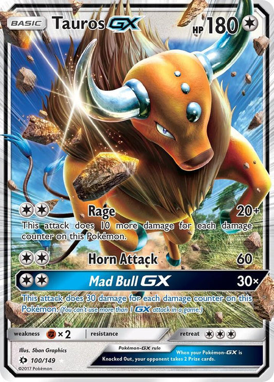 Tauros GX -100/149- SM Base Set (SM01)
