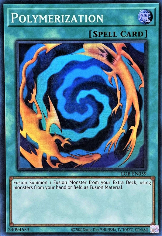 Polymerization LOB-EN059 YuGiOh Legend Of Blue Eyes White Dragon: 25th Anniversary