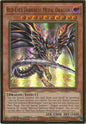 Red-Eyes Darkness Metal Dragon (alternate art) - MGED-EN009 - Gold Rare 1st Edition LP Condition