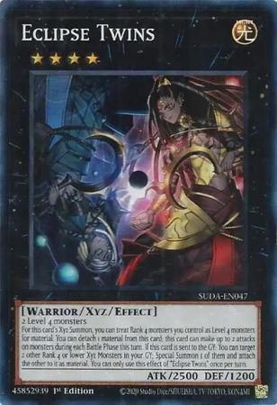 Eclipse Twins - SUDA-EN047 - Super Rare 1st Edition