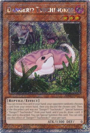 Danger!? Tsuchinoko? - RA04-EN027 - Platinum Secret Rare 1st Edition