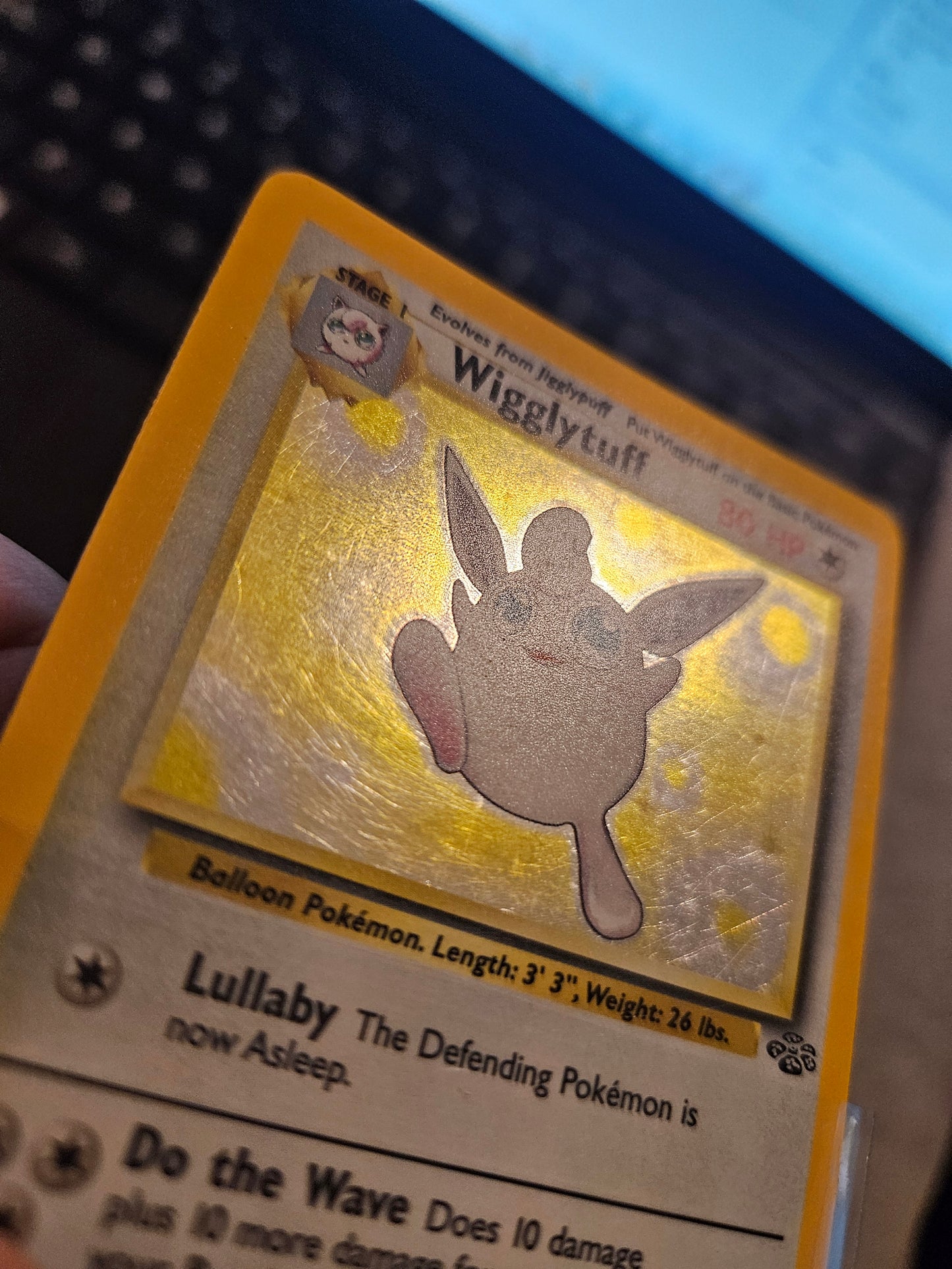 Wigglytuff Holo Rare Jungle Set 16/64  LP
