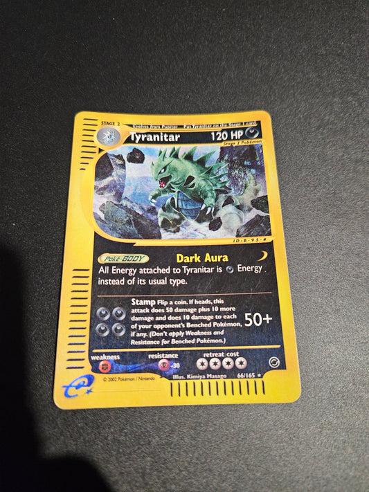 Tyranitar (66) - Expedition (EX) Reverse Holo Hp