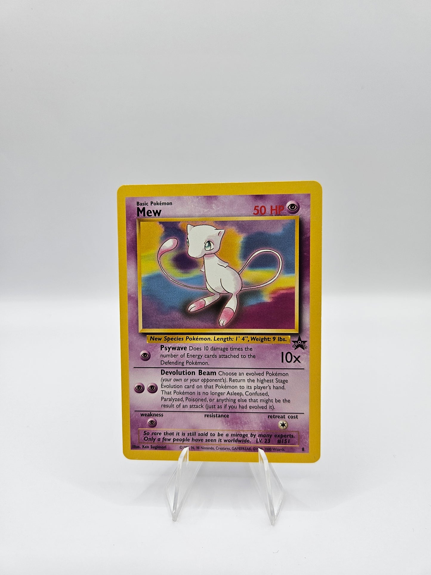 Mew (8) - WoTC Promo (PR) LP condition