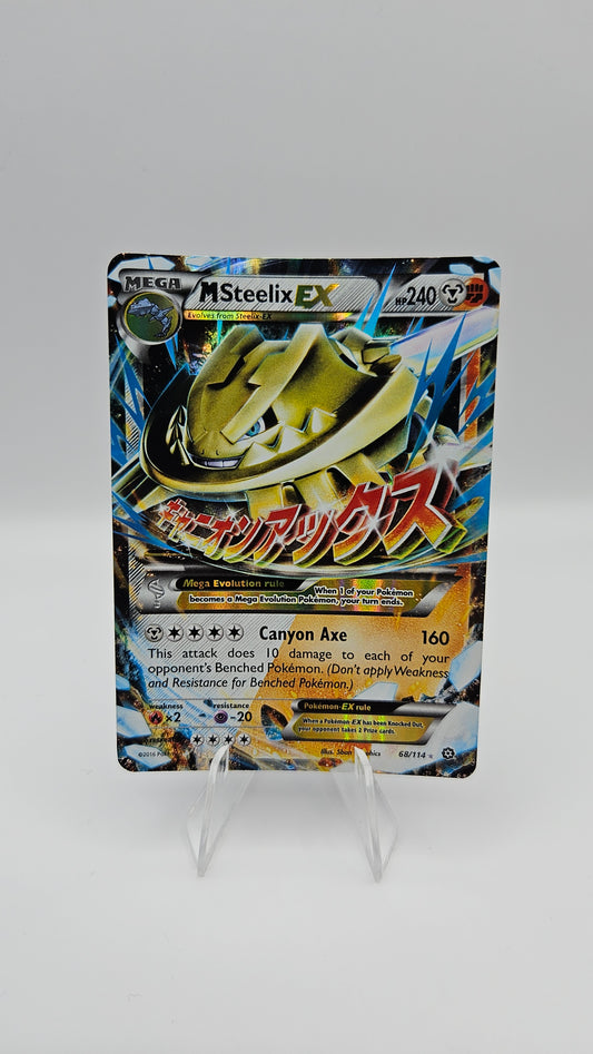 M Steelix EX - XY - 68/114 Steam Siege (STS) LP Condition