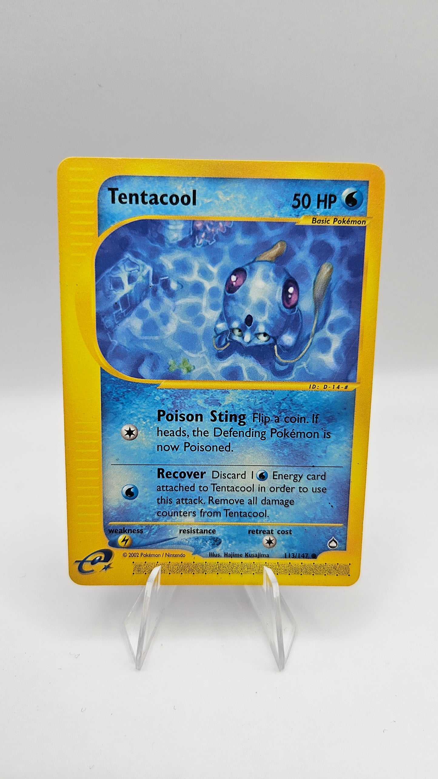 Tentacool -113/147 Aquapolis (AQ) LP Condition