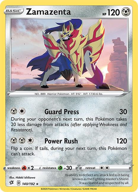Zamazenta - SWSH02: Rebel Clash (SWSH02) Rev Holo