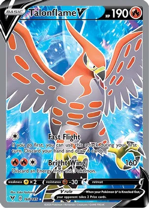 Talonflame V (Full Art) -168/185 SWSH04: Vivid Voltage