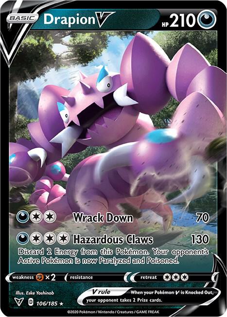 Drapion V -106/185 SWSH04: Vivid Voltage