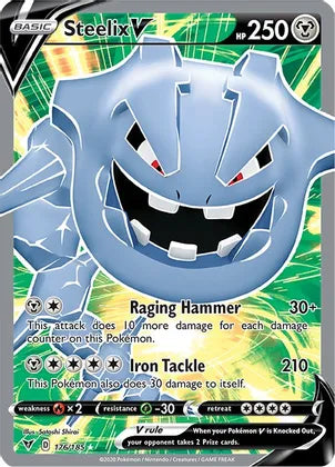 Steelix V (Full Art) - 176/185 SWSH04: Vivid Voltage