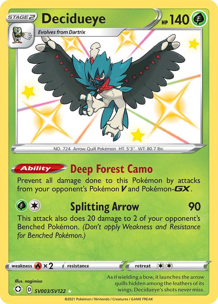 Decidueye - Shining Fates: Shiny Vault (SHFSV)
