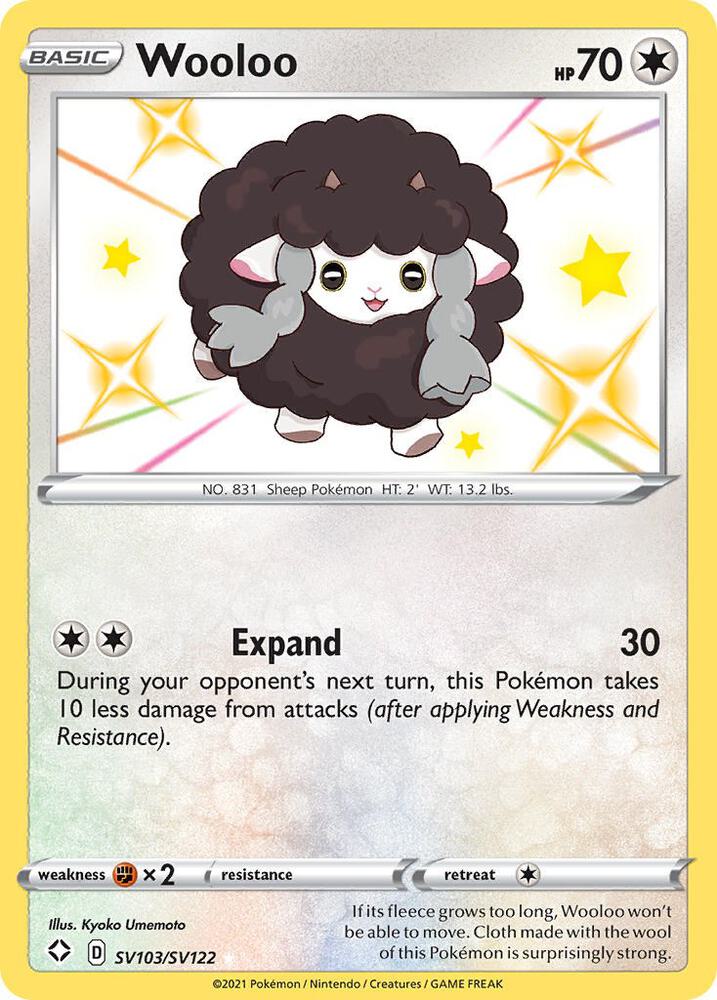 Wooloo - Shining Fates: Shiny Vault (SHFSV)