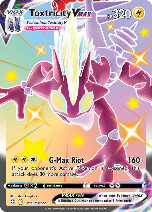 Toxtricity VMAX - SV113/SV122 - Shining Fates: Shiny Vault (SHFSV)