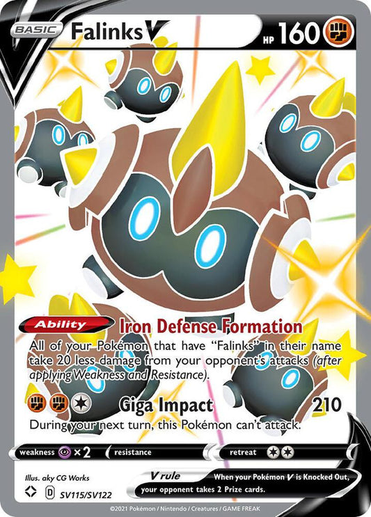 Falinks V -SV115/SV122 Shining Fates: Shiny Vault (SHFSV)