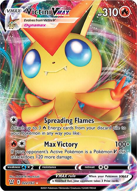 Victini VMAX -  022/163 SWSH05: Battle Styles (SWSH05)