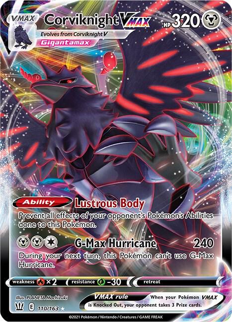 Corviknight VMAX - 110/163- SWSH05: Battle Styles (SWSH05)