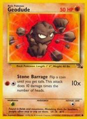 Geodude #47 Pokemon Fossil Condition LP