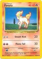 Ponyta #60 Pokemon Base Set Condition MP