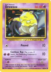 Drowzee #49 Pokemon Base Set MP-HP