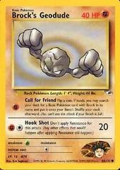 Brock's Geodude #66 Pokemon Gym Heroes LP Condition
