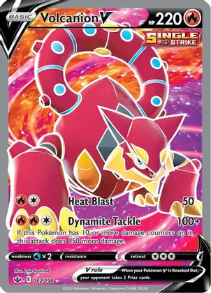 Volcanion V (Full Art) - 162/198 SWSH06: Chilling Reign