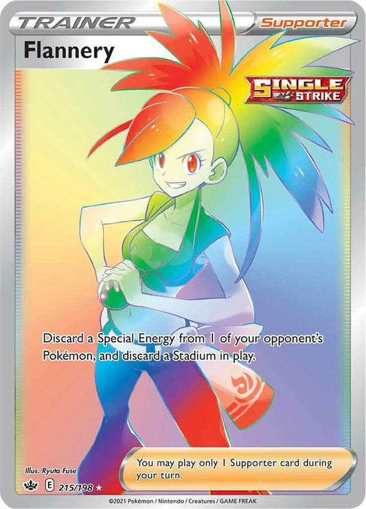 Flannery (Secret) -215/198- SWSH06: Chilling Reign (SWSH06)