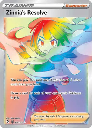 Zinnia's Resolve (Secret) - 225/203 SWSH07: Evolving Skies