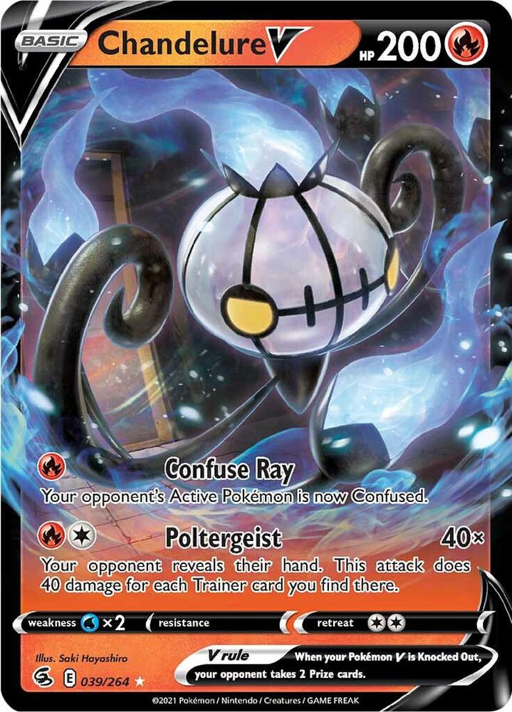 Chandelure V - 039/264 SWSH08: Fusion Strike