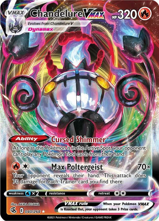 Chandelure VMAX - 040/264- SWSH08: Fusion Strike (SWSH08)