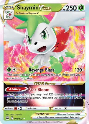 Shaymin VSTAR - 014/172 SWSH09: Brilliant Stars
