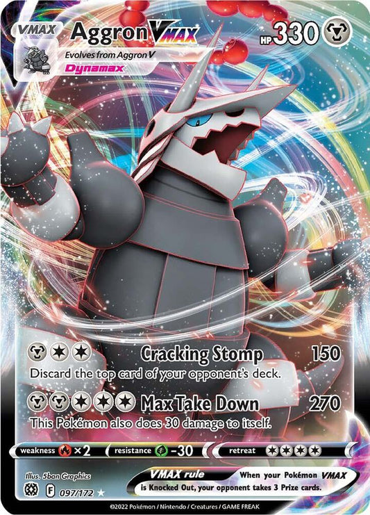 Aggron VMAX - 097/172: Brilliant Stars (SWSH09)
