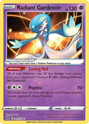 Radiant Gardevoir - 069/196 SWSH11: Lost Origin