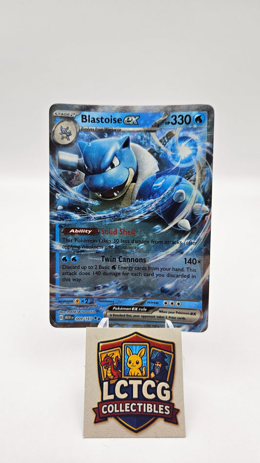 Image of Blastoise ex 151 (MEW) #009