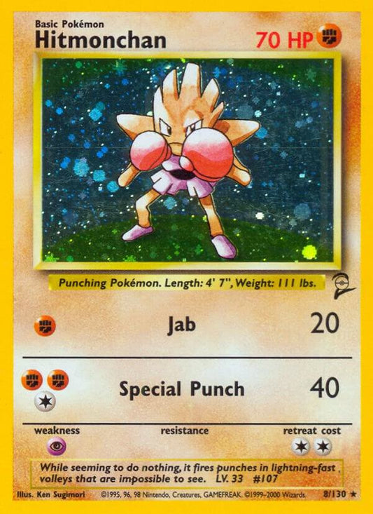 Hitmonchan - 8/130 Base Set 2 (BS2) NM