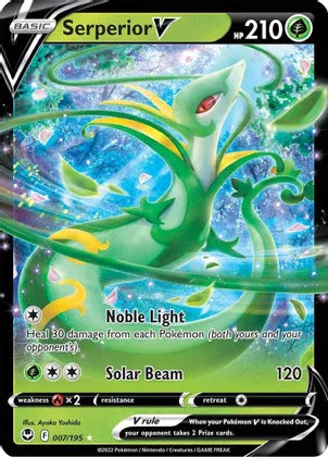 Serperior V - 007/195 SWSH12: Silver Tempest