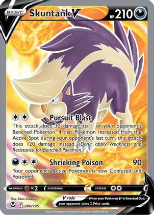 Skuntank V (Full Art) - 180/195 SWSH12: Silver Tempest
