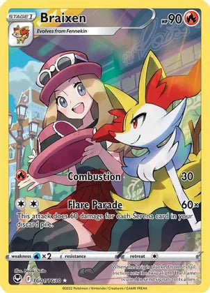 Braixen - TG01/TG30 Silver Tempest Trainer Gallery