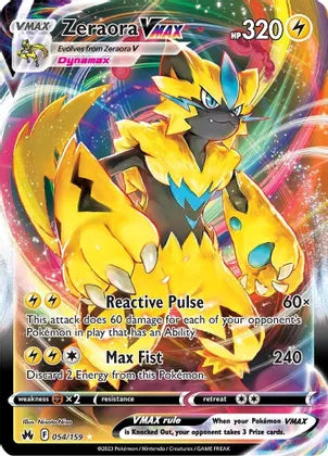 Zeraora VMAX 054/159 - Crown Zenith