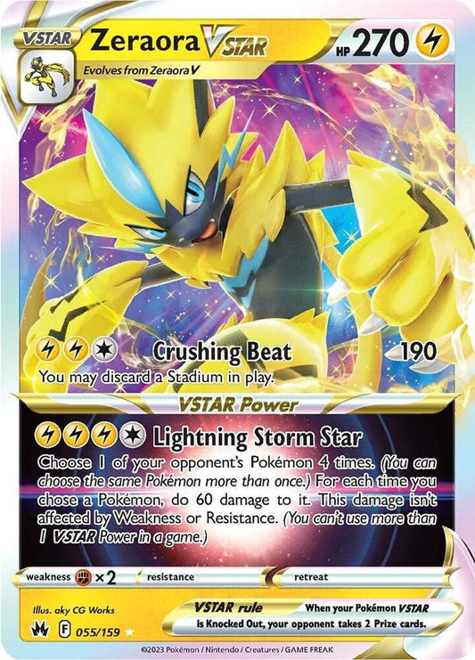 Zeraora VSTAR - 055/159Crown Zenith (CRZ)