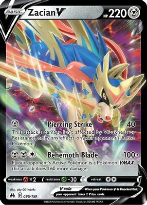 Zacian V 095/159 - Crown Zenith