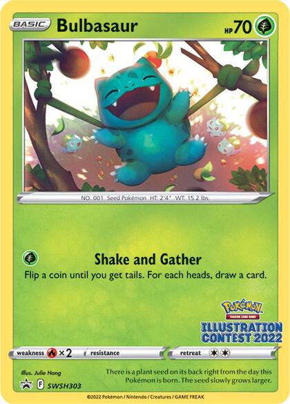 Bulbasaur (Illustration Contest 2022) - SWSH: Sword & Shield Promo Cards (SWSD)