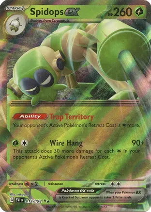 Spidops ex - 019/198 - SV01: Scarlet & Violet Base Set