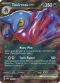 Toxicroak ex - 131/198 - SV01: Scarlet & Violet Base Set