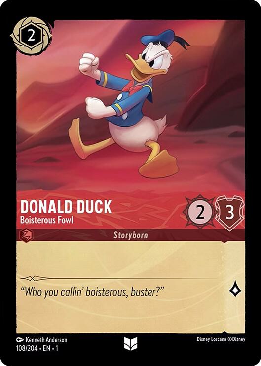 Donald Duck - Boisterous Fowl - The First Chapter (1) Foil