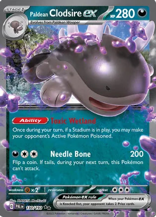 Paldean Clodsire ex - 130/193 SV02: Paldea Evolved